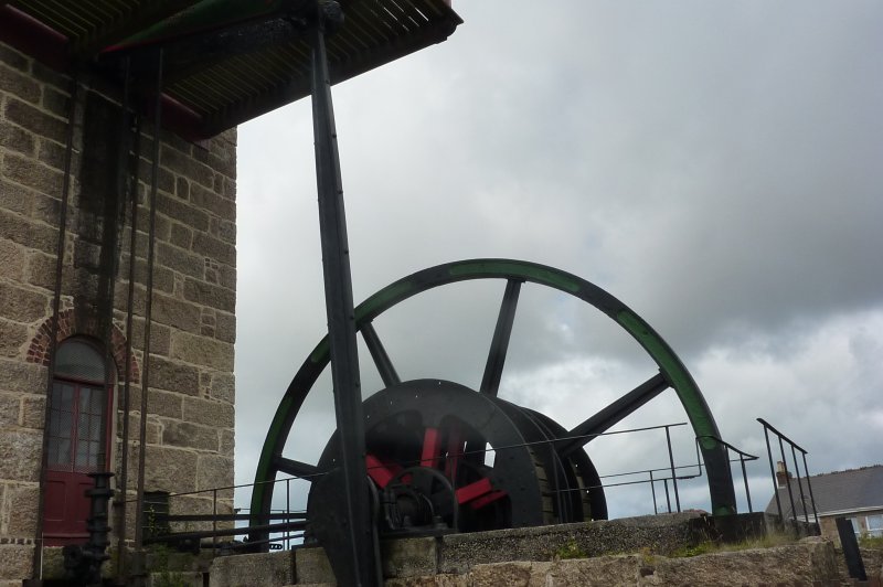 Giant wheel attached to the beam engine. (Foto: CC/Flickr.com | Beth)