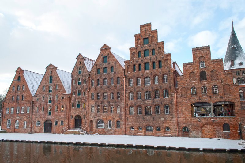 Salt warehouses at Holstentor Lubeque - Salzspeicher am Holstentor, Hansestadt Luebeck. (Foto: CC/Flickr.com | Hendrik Hansen)