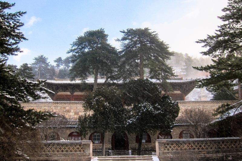  The Great East Hall of Foguang Temple in the snow. (Foto: CC/Flickr.com | Chen Zhao)
