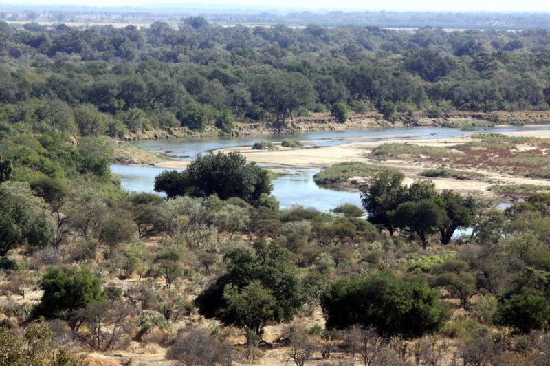 Where the Shashe and Limpopo Rivers converge - the Limpopo has a little bit of water.. (Foto: CC/Flickr.com | Derek Keats)