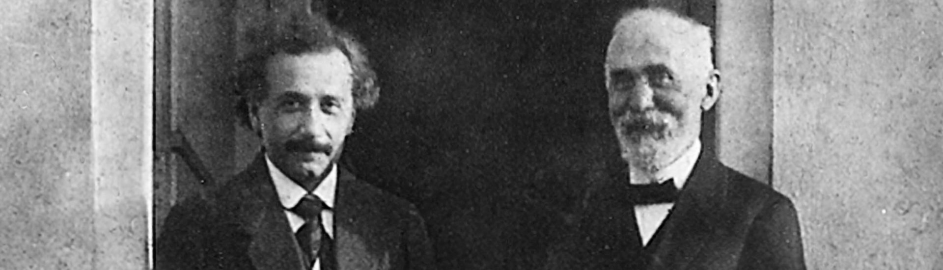 Albert Einstein en Hendrik Lorentz (Foto: Museum Boerhaave, Leiden | publiek domein)