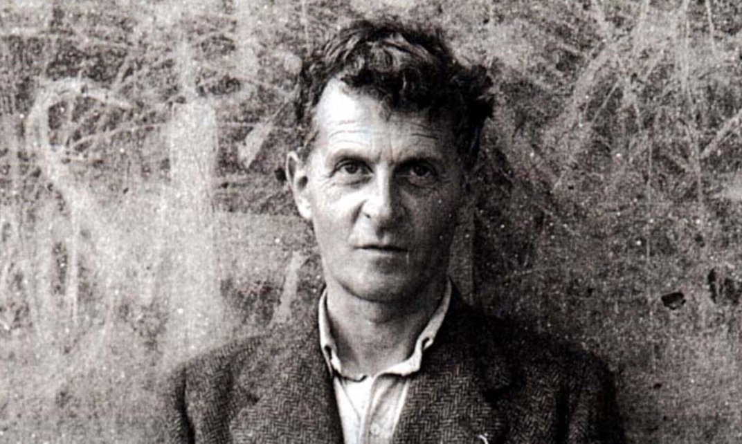 Een portret van de filosoof Ludwig Wittgenstein.