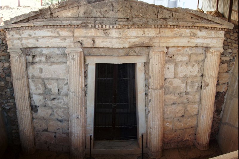 vergina macedonian tomb. (Foto: CC/Flickr.com | damian entwistle)
